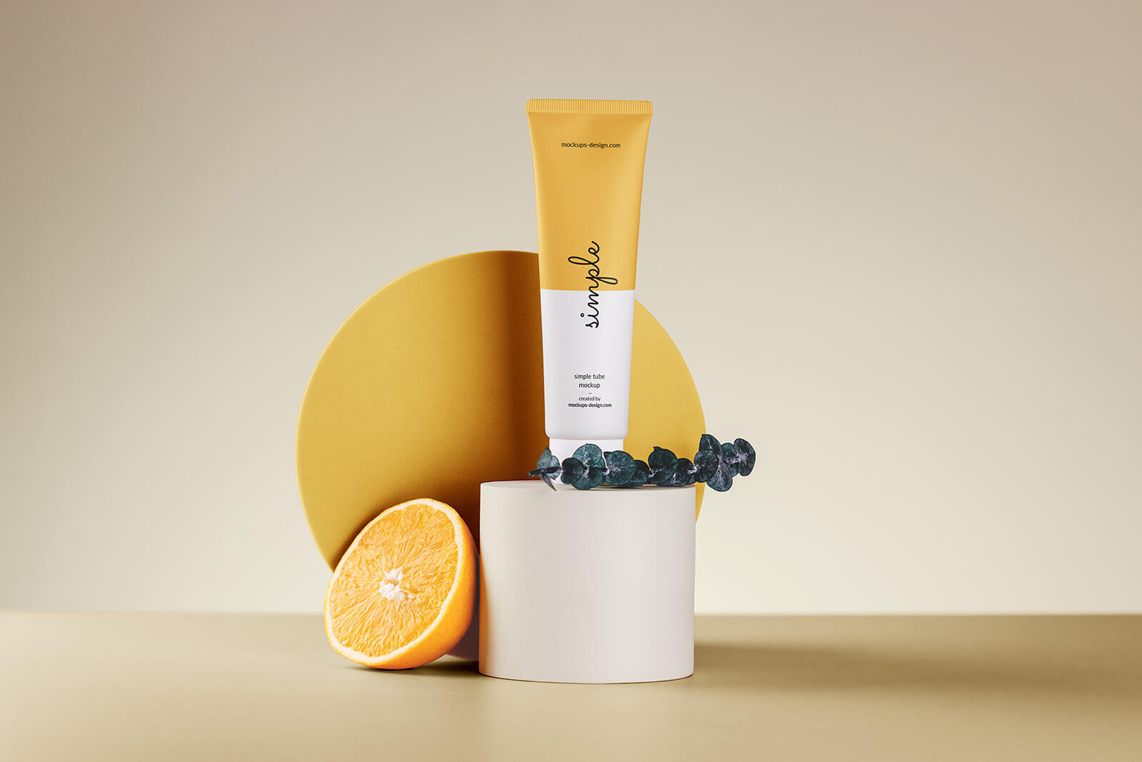 Cosmetic Tube Mockup