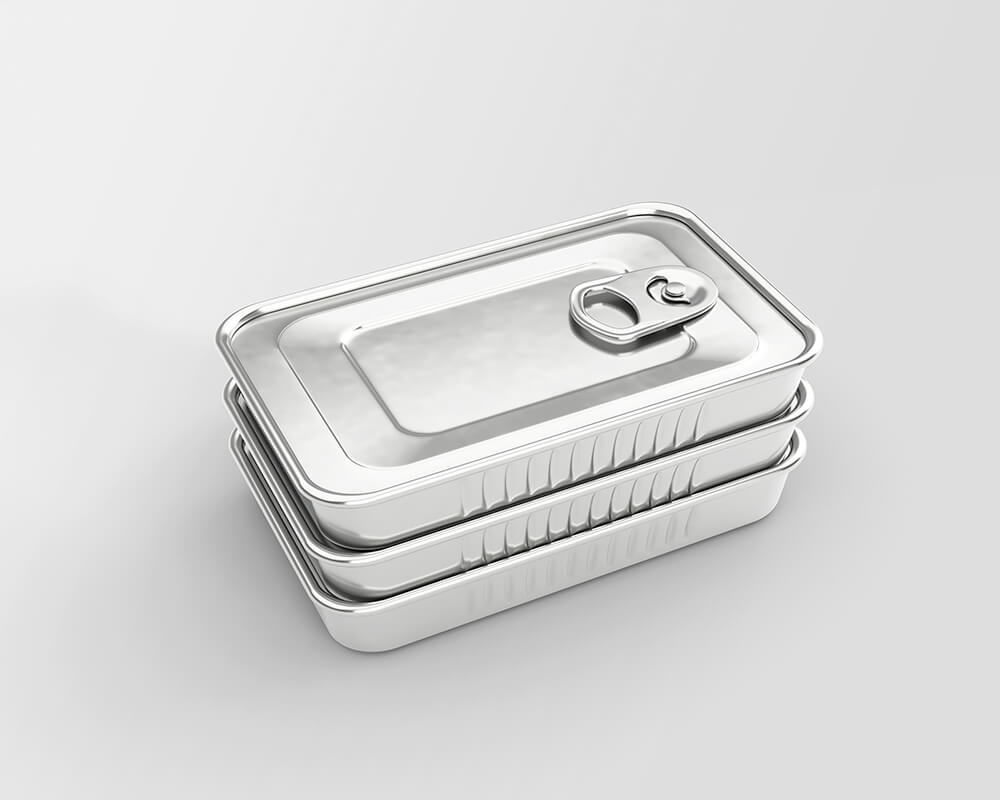 Free Sardine Fish Can Mockup 