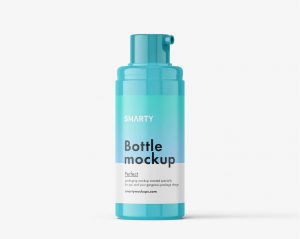 Free Small Airless Bottle Mockup PSD