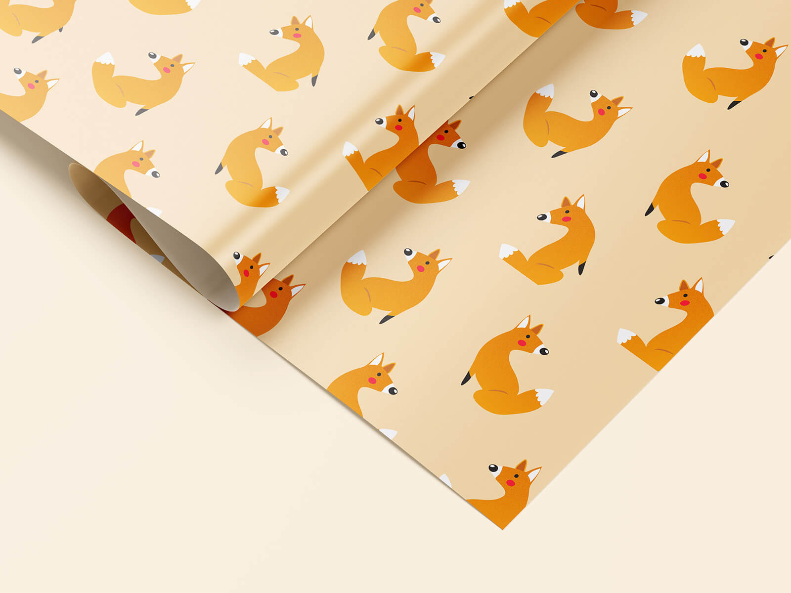 Free Wrapping Paper Mockup 1 1