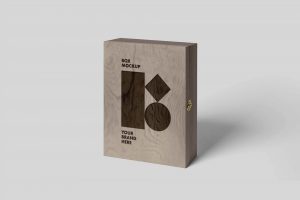 Wood Box Mockup 1