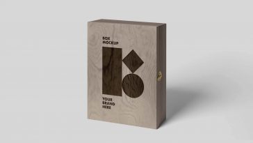 Wood Box Mockup 1