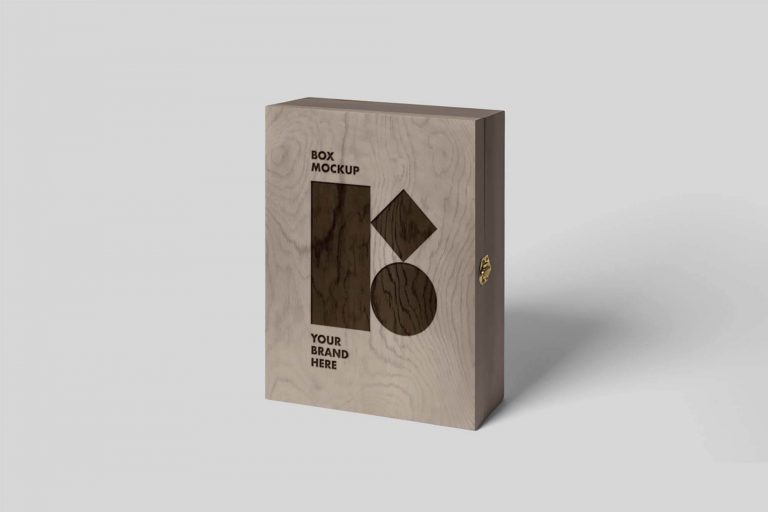 Wood Box Mockup 1