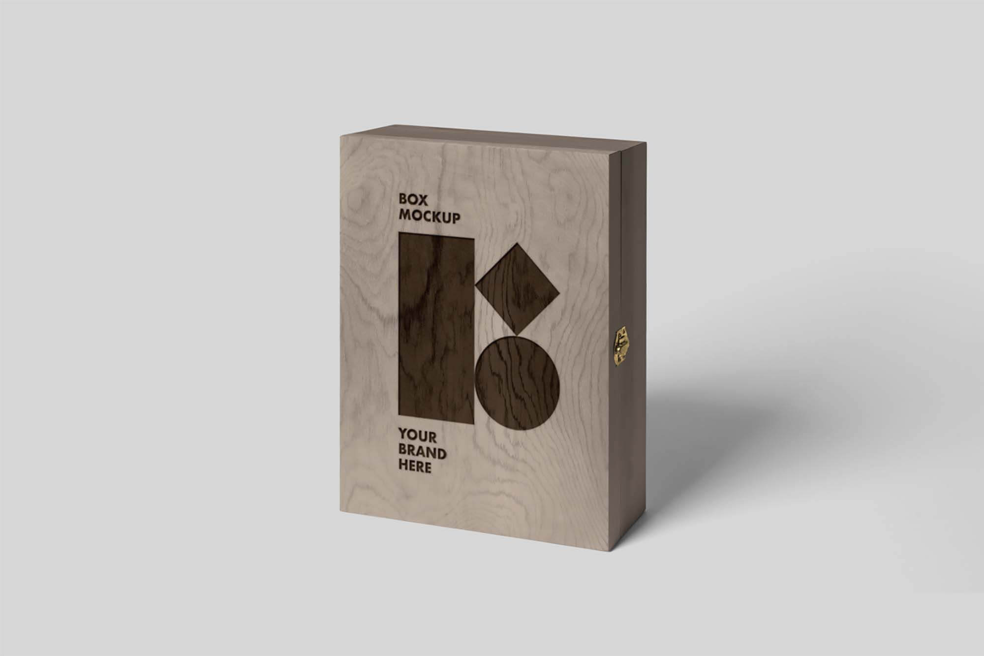 Wood Box Mockup 1