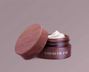 Free Cosmetic Jar Mock up in PSD