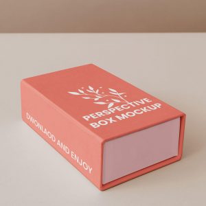 Free Perspective Box Mockup
