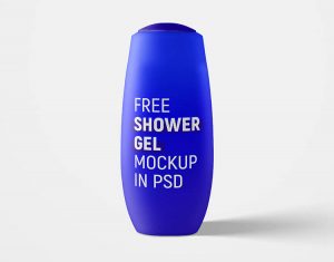 Free Shower Gel Bottle Mockup Set