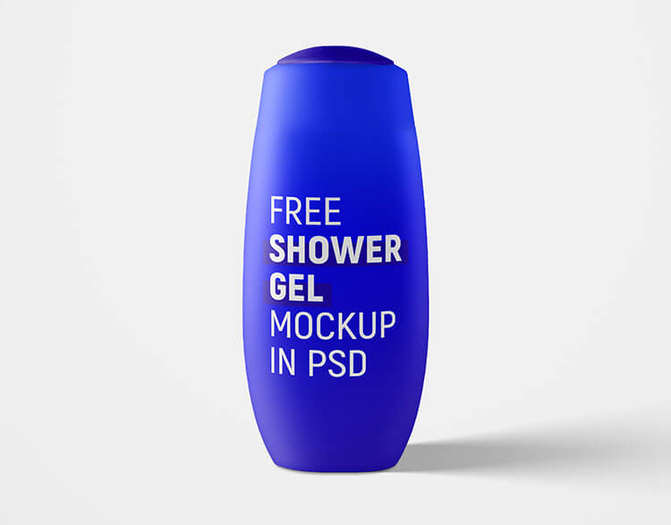 Free Shower Gel Bottle Mockup Set