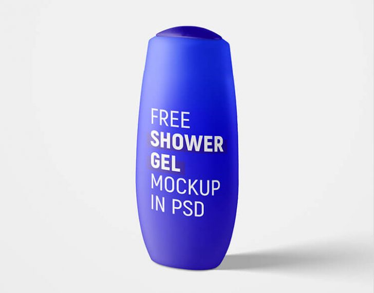 Free Shower Gel Plastic Bottle Mockup set Package Mockups