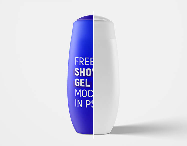 Free Shower Gel Bottle Mockup Set3