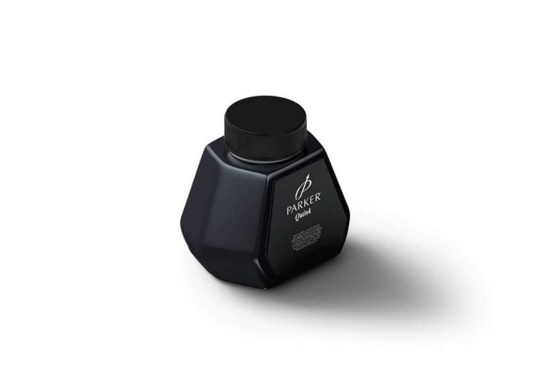 Geometric Ink Bottle Mockup a Perspective View