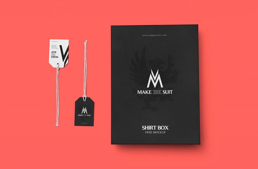 Product Packaging Laid on the Surface Mockup