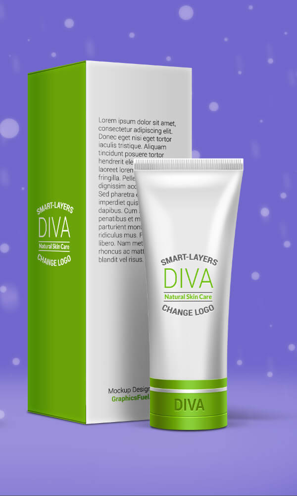 cosmetic cream tube box mockup2