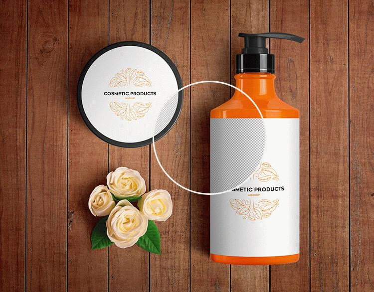 3 Mockups Featuring Cosmetic Dispenser Bottles and Jars 3