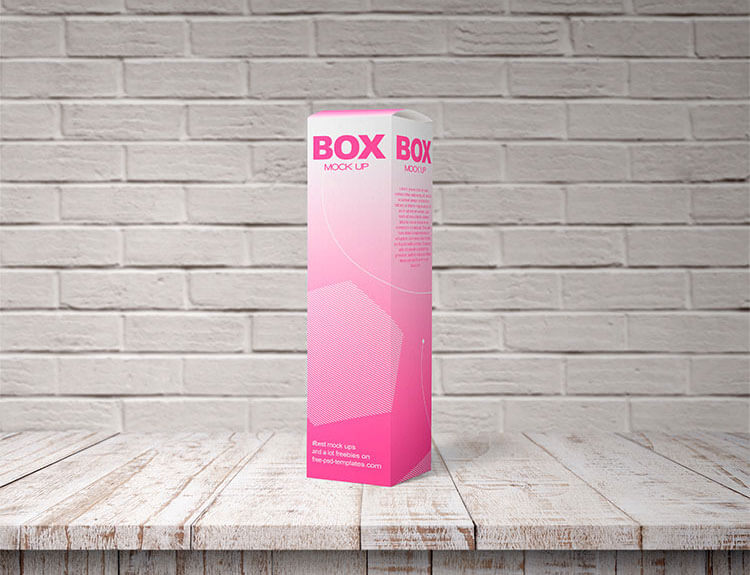 Dropper Bottle Packaging Box Mockup3