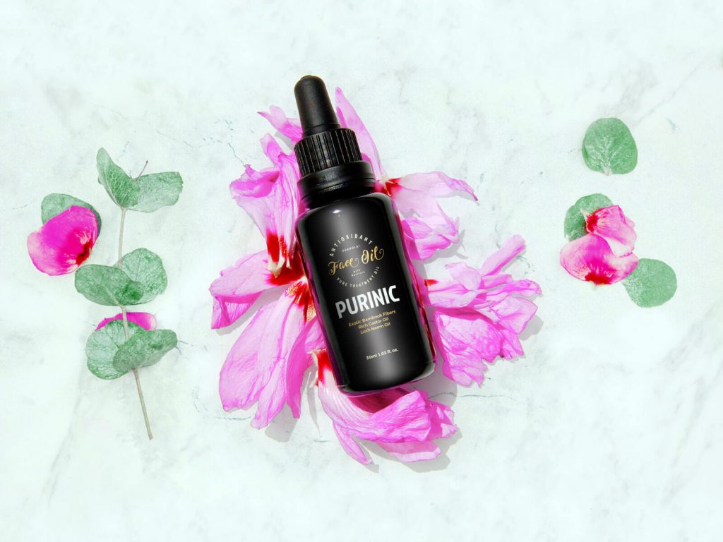 Free Antioxidant Facial Oil Bottle Mockup PSD 6