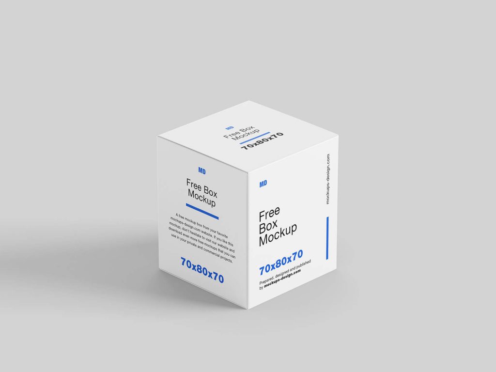 Free Box Mockup 1