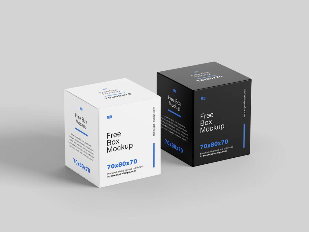 Free Box Mockup 4
