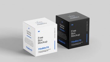 Free Box Mockup 4