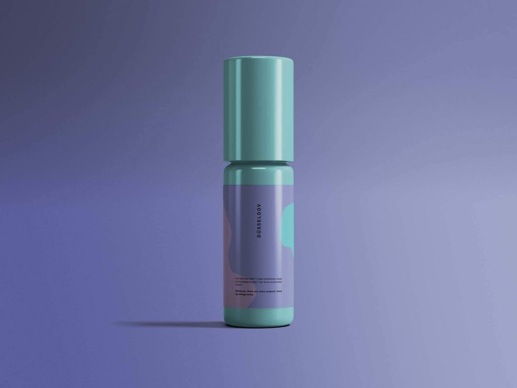 Multipurpose Mini Bottle Mockup