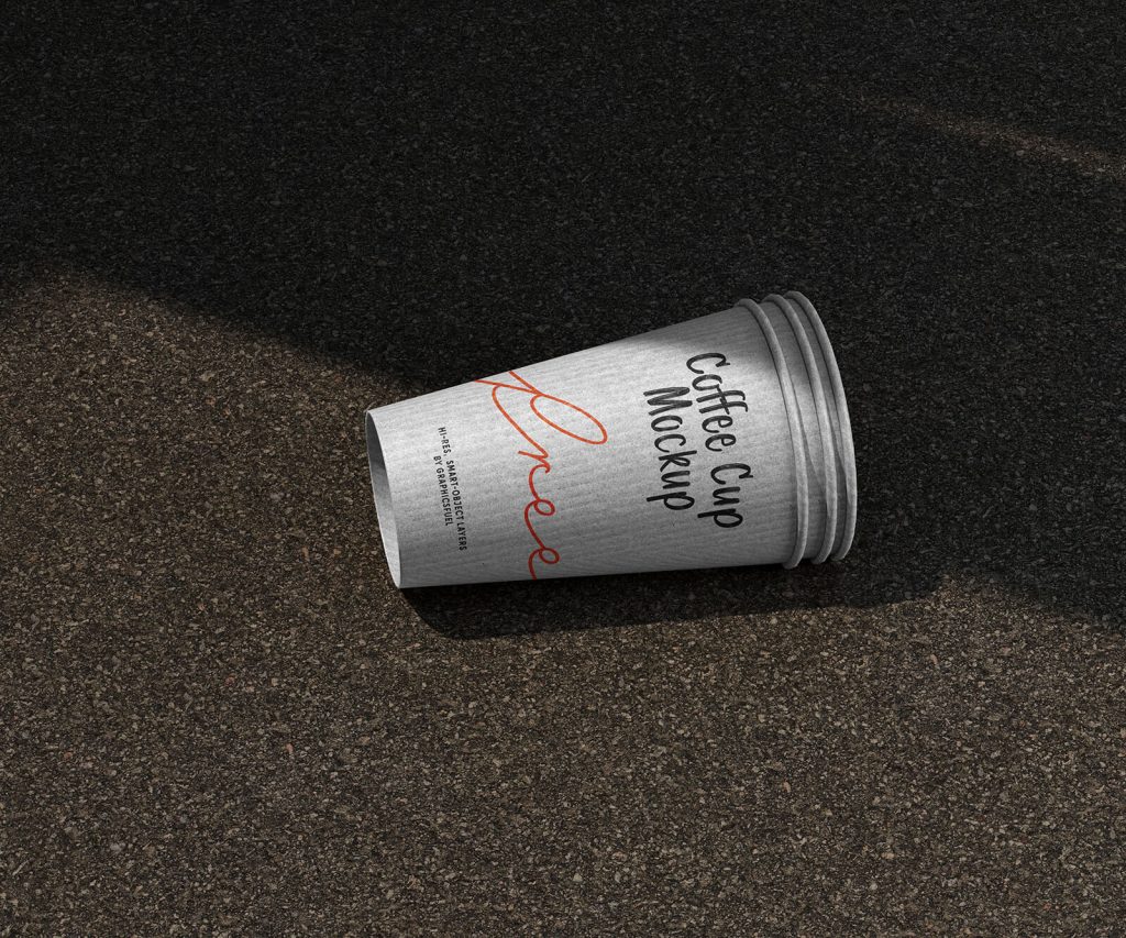 free coffee cup mockup template