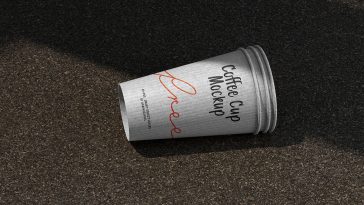 free coffee cup mockup template