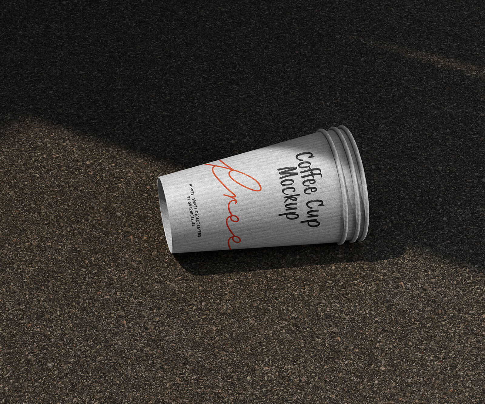 free coffee cup mockup template