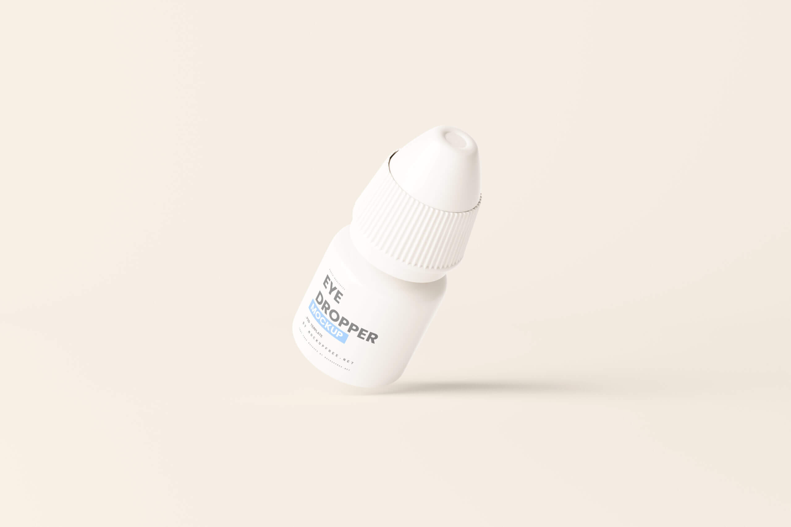10 Free White Plastic Eye Dropper Bottle Mockup PSD Files 5