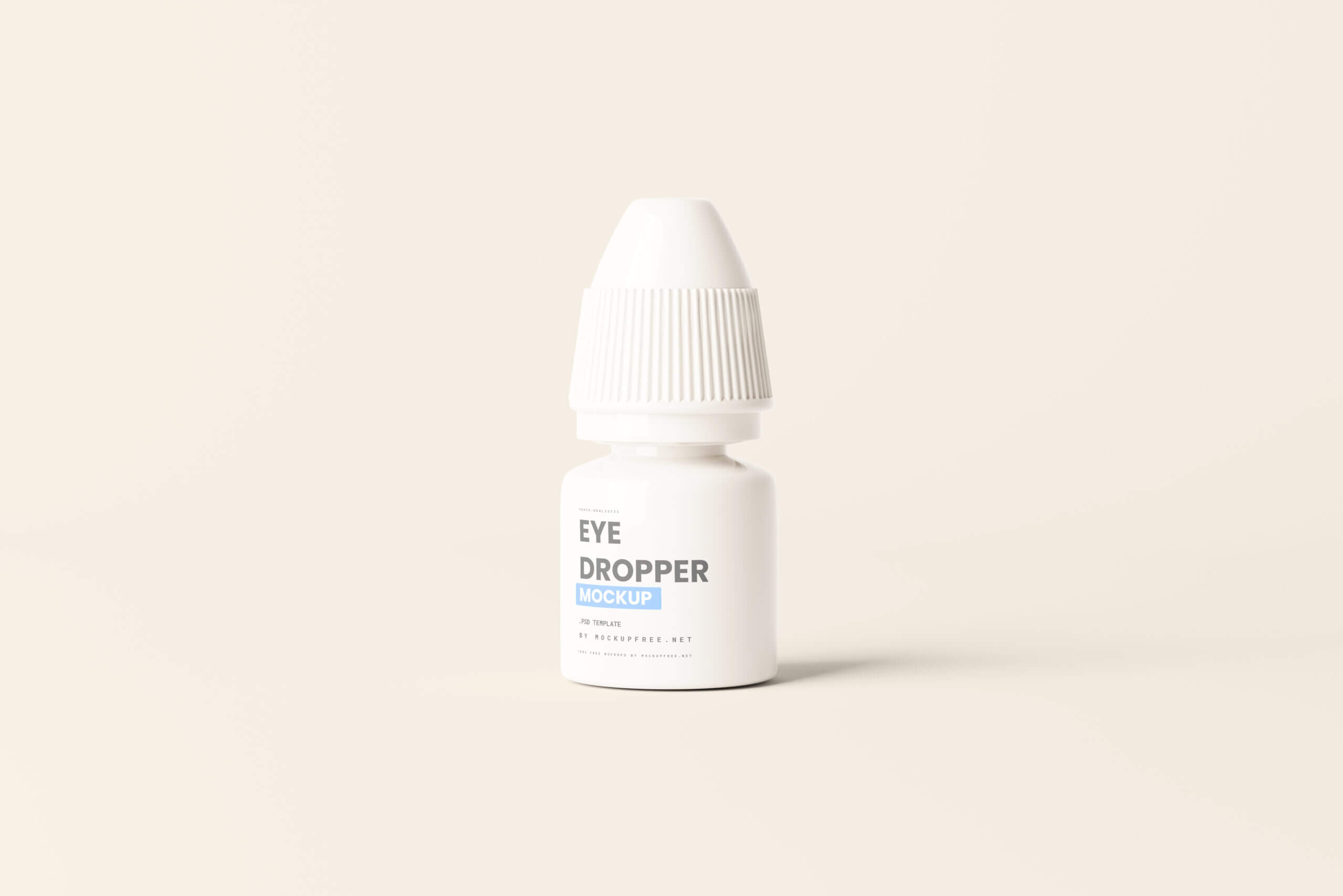 10 Free White Plastic Eye Dropper Bottle Mockup PSD Files 6