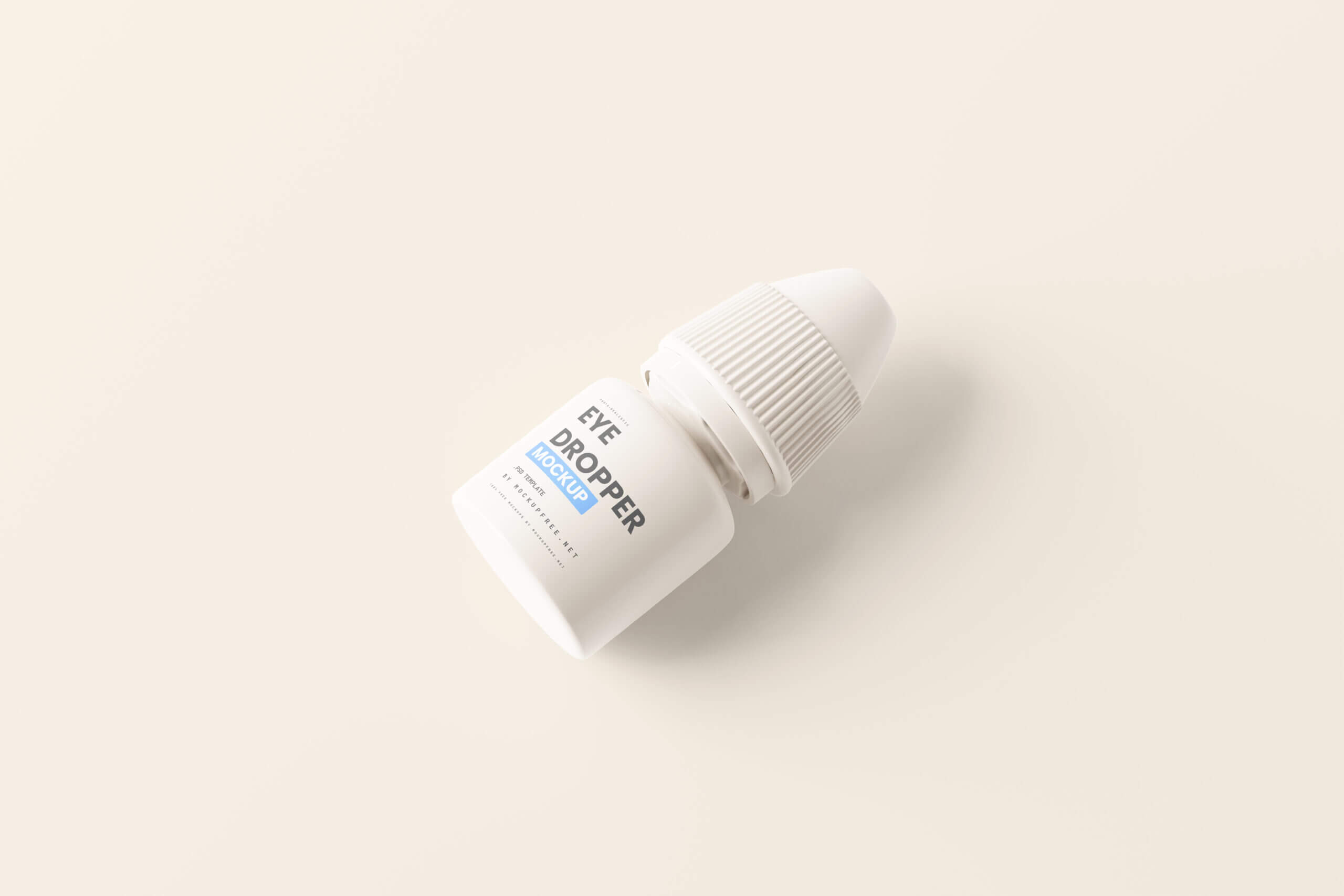 10 Free White Plastic Eye Dropper Bottle Mockup PSD Files 7