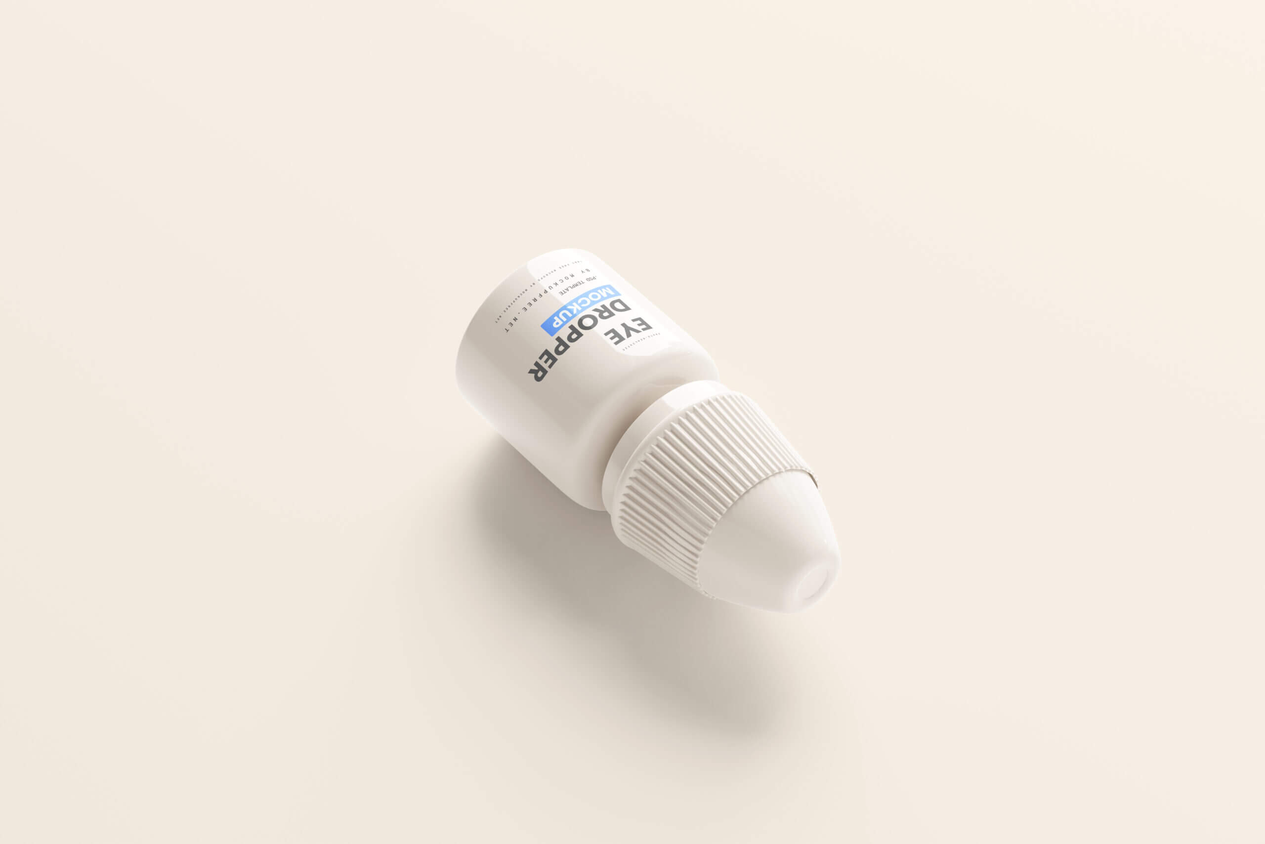 10 Free White Plastic Eye Dropper Bottle Mockup PSD Files 8