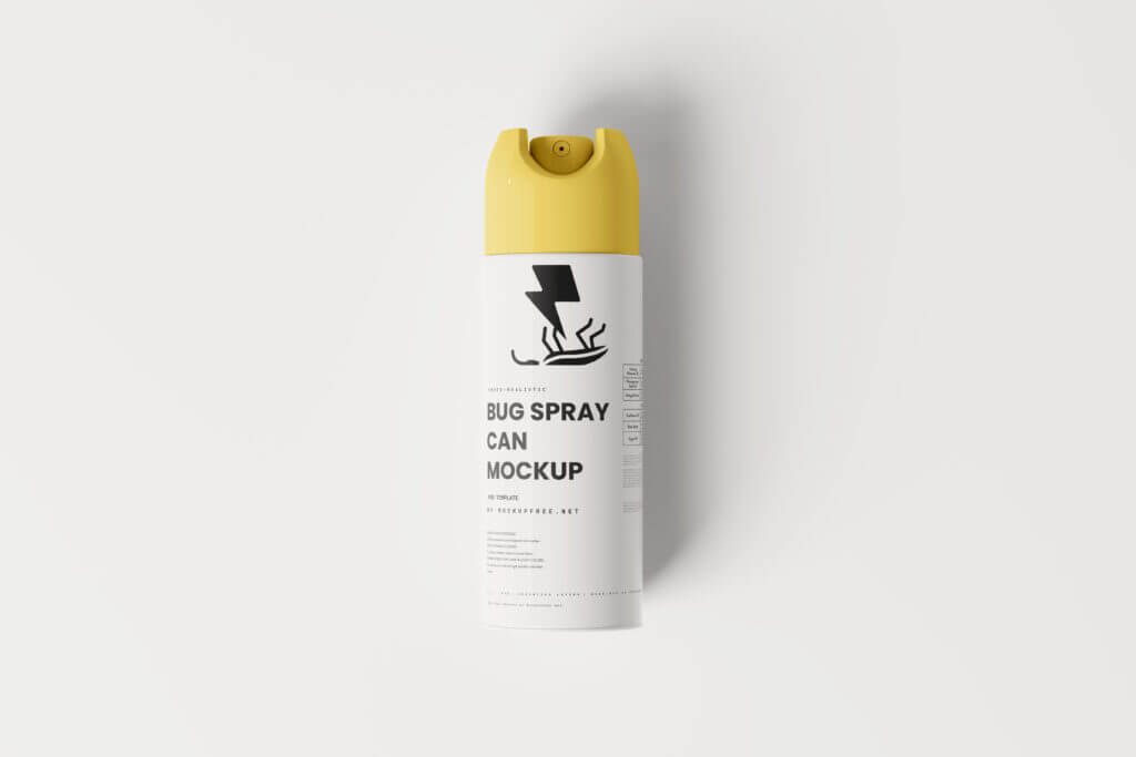 7 Free Bug Spray Bottle Mockup PSD Files5