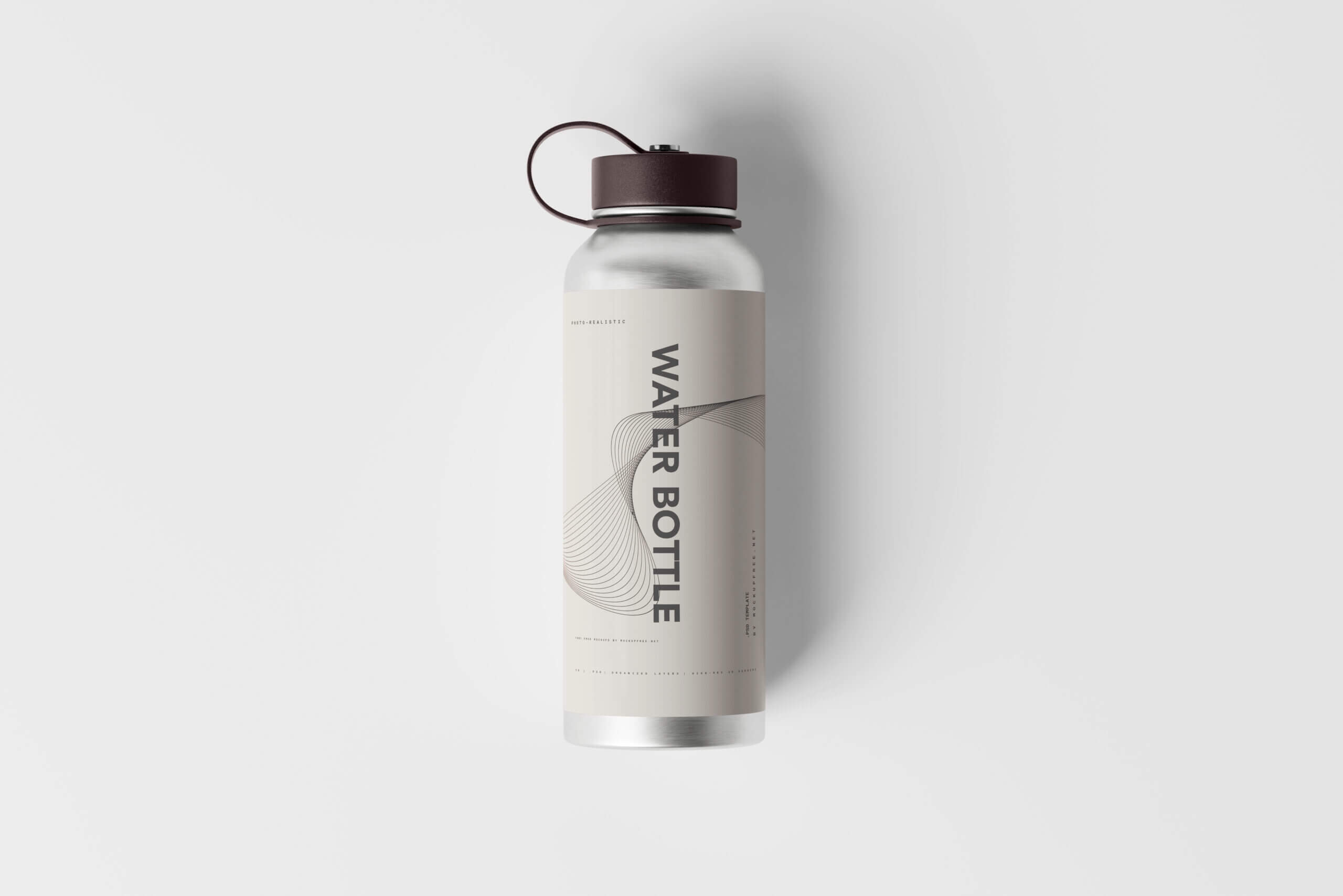 8 Free Aluminum Water Bottle Mockup PSD Files6