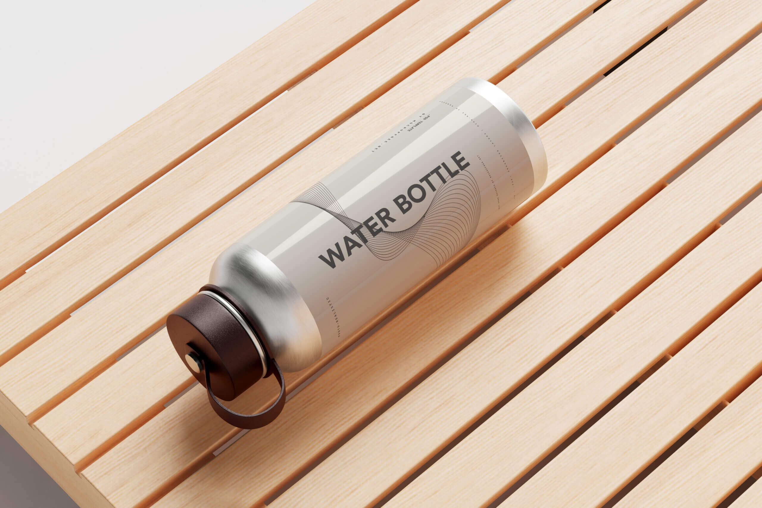 8 Free Aluminum Water Bottle Mockup PSD Files8