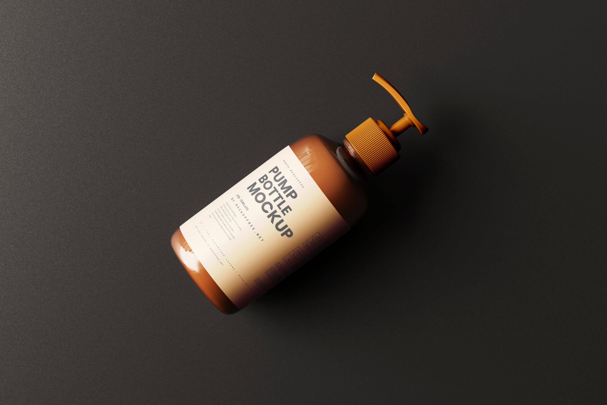 8 Free Pump Dispenser Bottle Mockup PSD Files8