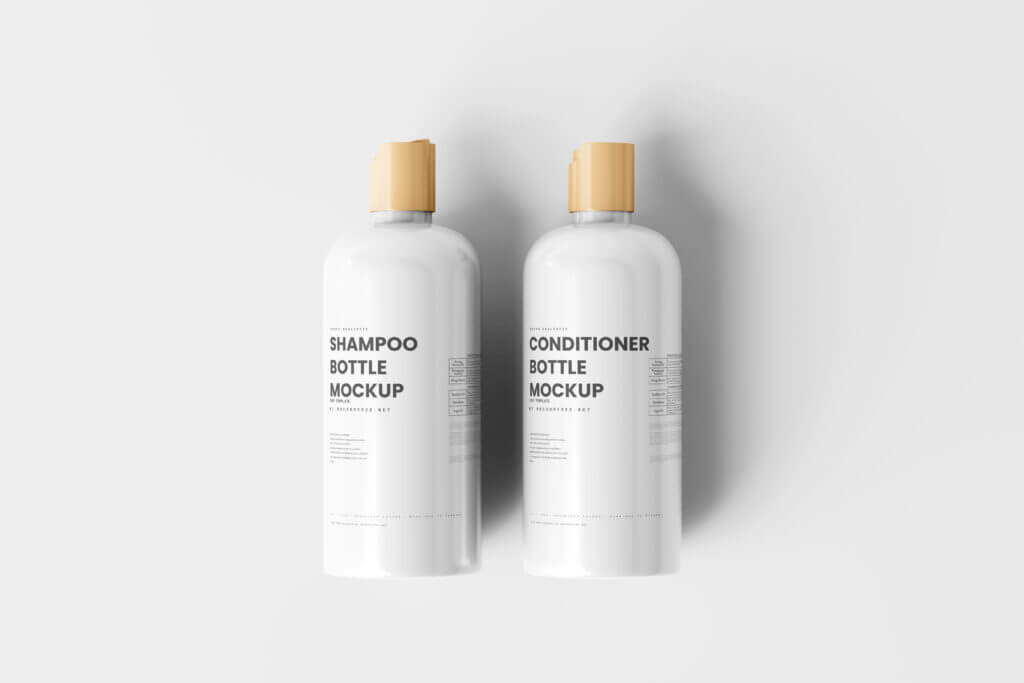 8 Free Shampoo Conditioner Mockup PSD Files 5