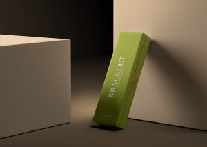 Free Bracelet Jewelry Box Mockup 1