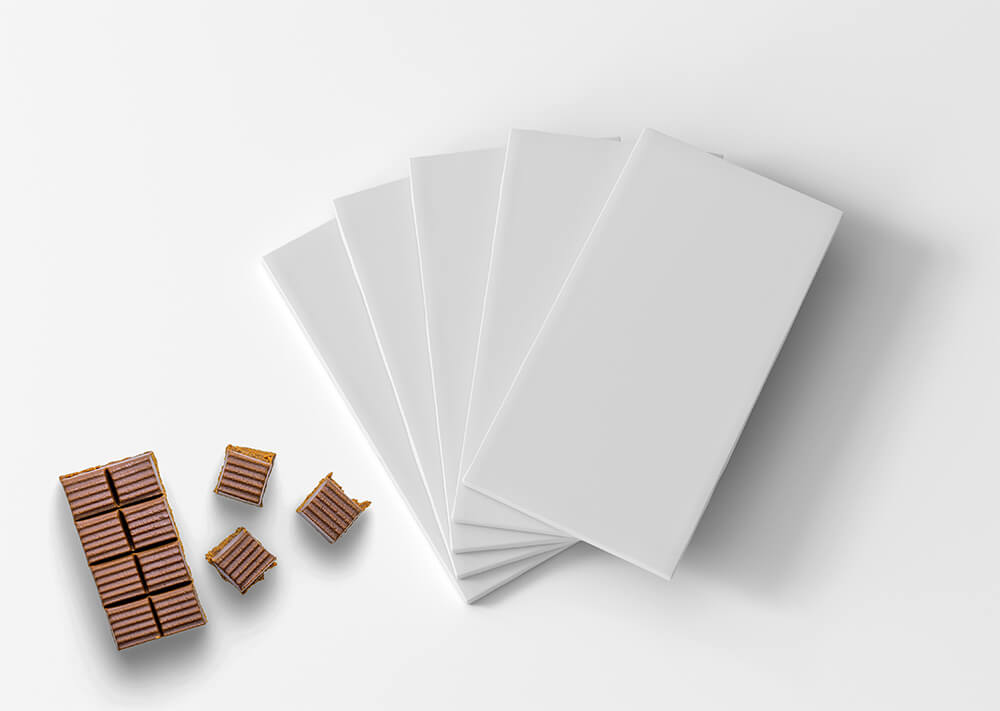 Free Chocolate Bar Packaging PSD Mockup 2