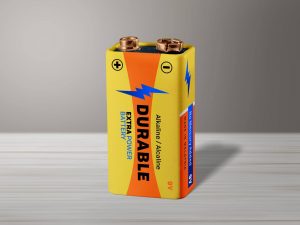 Free Lithium Battery Mockup PSD