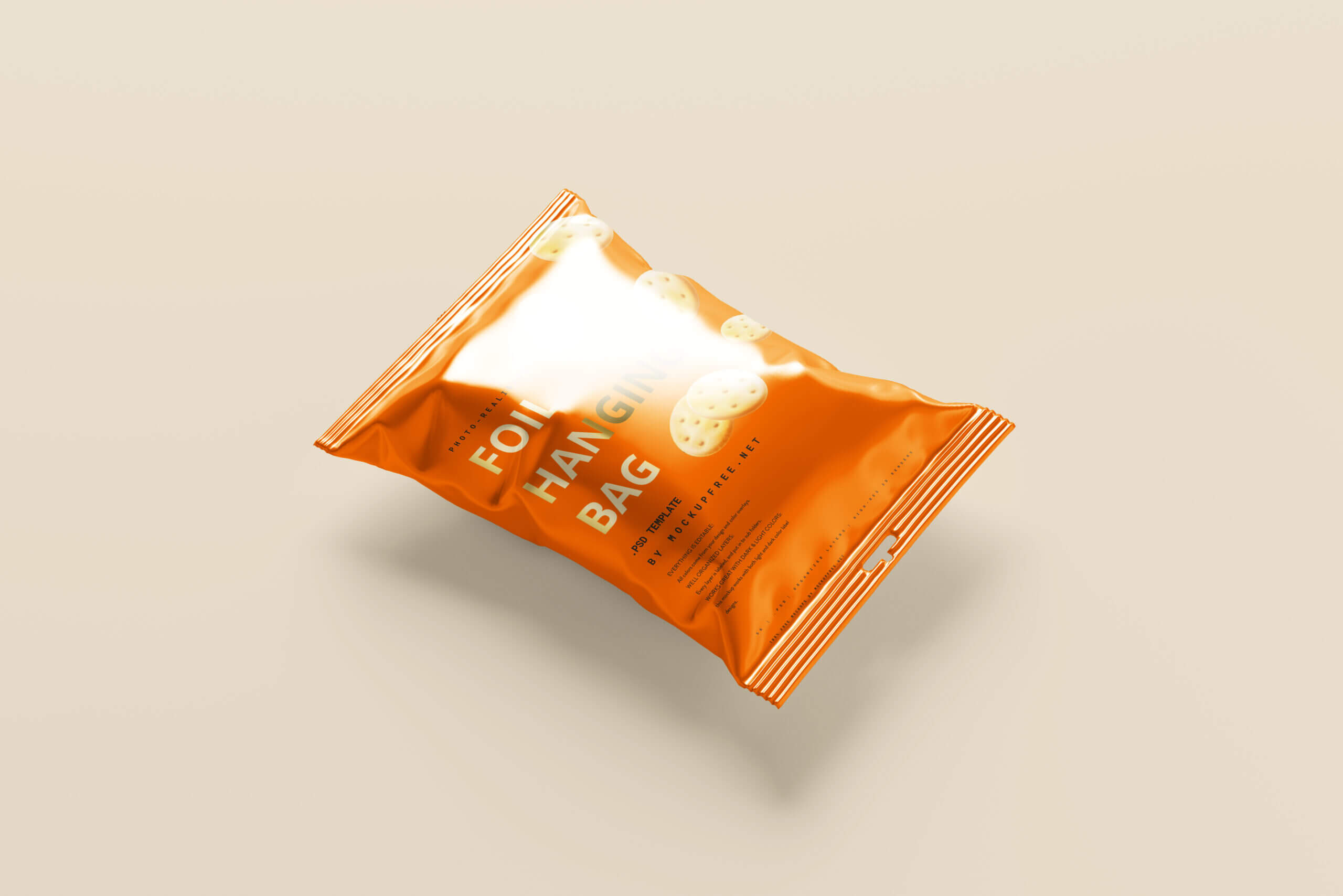 Hanging Snack Bag and Chips Foil Packet Mockups 10 different view5