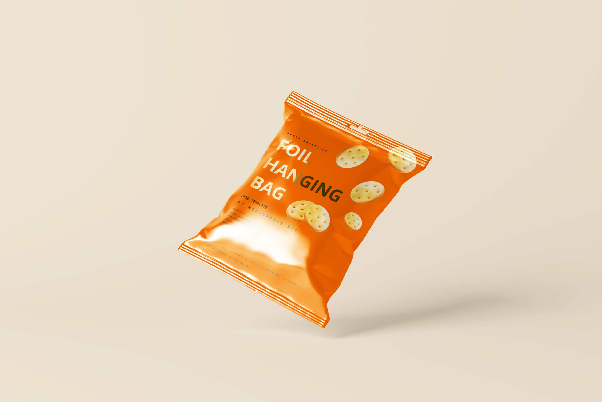Hanging Snack Bag and Chips Foil Packet Mockups 10 different view7