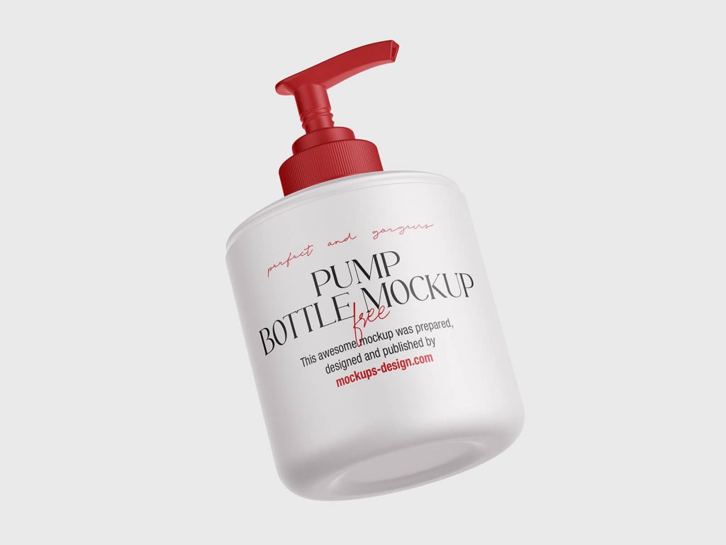 Pump Bottle Mockup 1