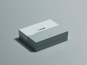 Top Bottom Box Mockup