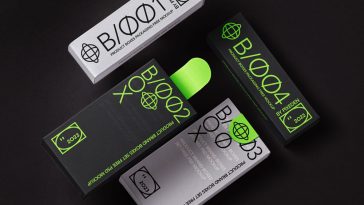 boxes branding psd mockup