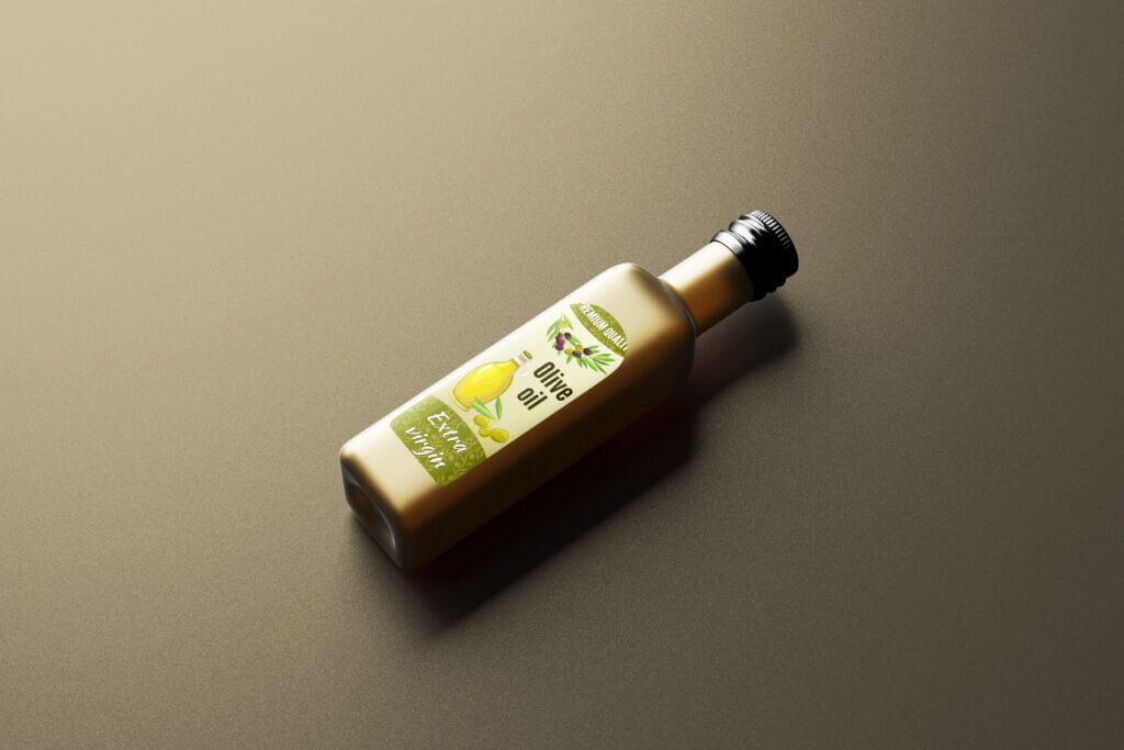5 Free Amber Glass Square Cooking Oil Bottle Mockup PSD Files4