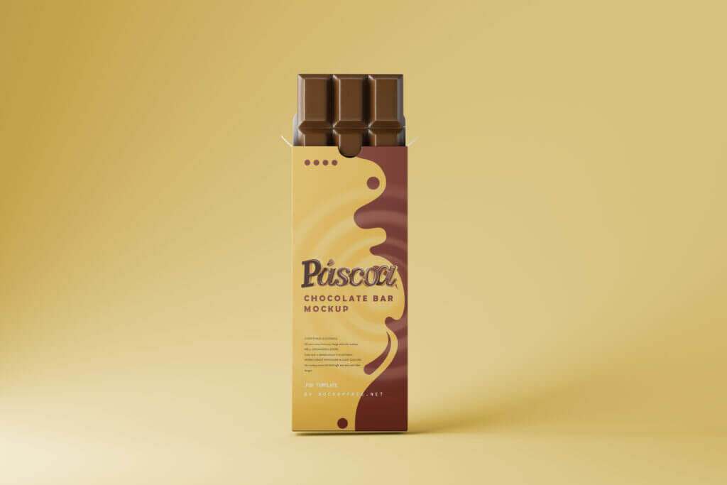 5 Free Chocolate Bar Packaging Mockup PSD Files5