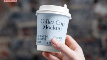 Coffee Cup in Hand Mockup