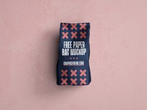 Free Paper Bag Mockup