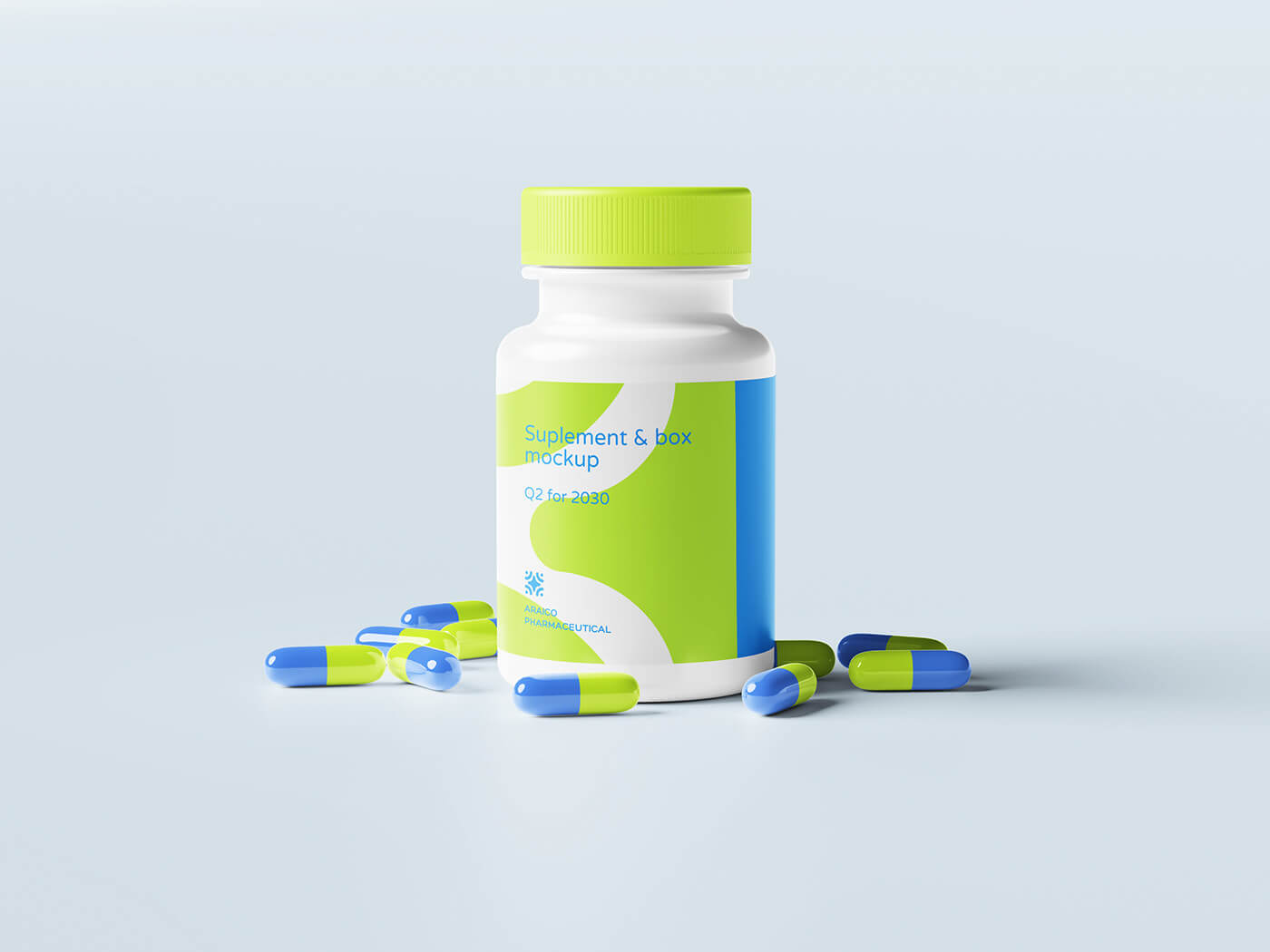 Supplement And Box Mockup2