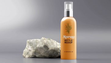 cosmetic spray bottle mockup 2